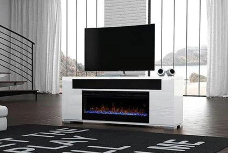 fireplace tv stand