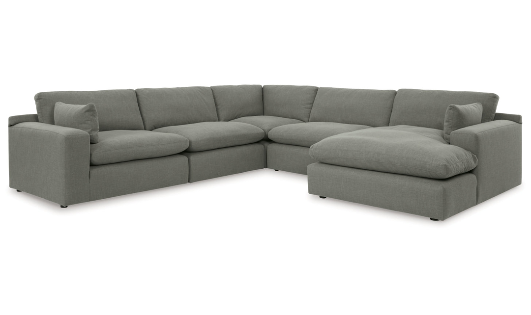 Ashley Elyza L-Shaped Sectional Sofa with Chaise