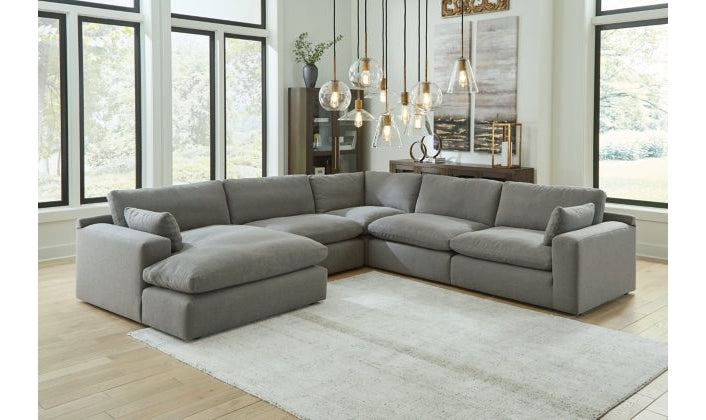 Ashley Elyza L-Shaped Sectional Sofa with Chaise