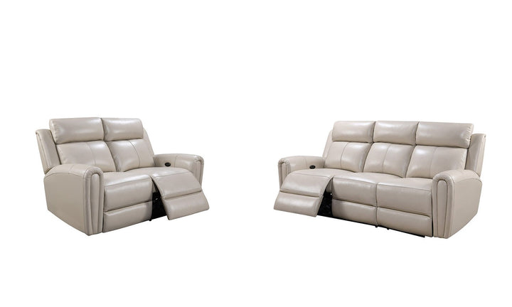 Leather Italia Jonathan Power Reclining Living Room Set