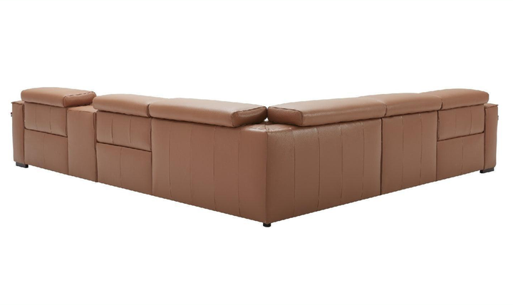 Jennifer Italia Incanto 4-Seater L-Shaped Leather Motion Sectional