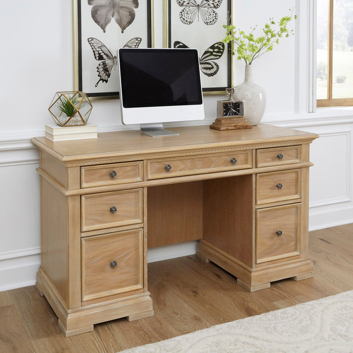 Manor House Pedestal Desk by homestyles