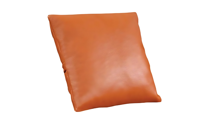 Arrow Modern L-shaped Leather Sectional in Orange-jennifer