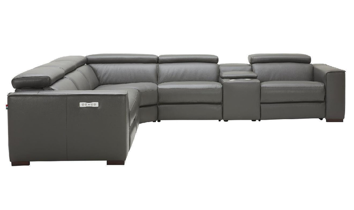 Jennifer Italia Incanto 4-Seater L-Shaped Leather Motion Sectional