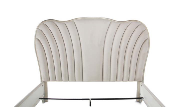 AICO London Place Bed in Creamy Pearl Finish