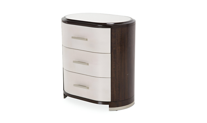 AICO Paris Chic Nightstand - Jennifer Furniture