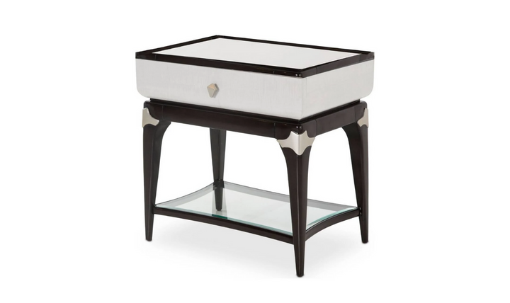 AICO Paris Chic Rectangular End Table