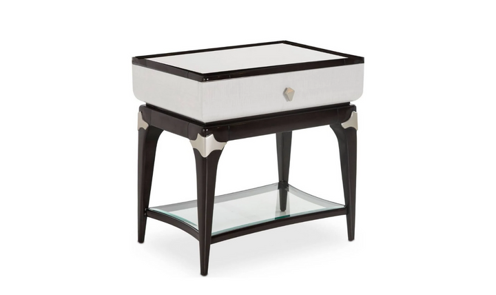 AICO Paris Chic Rectangular End Table