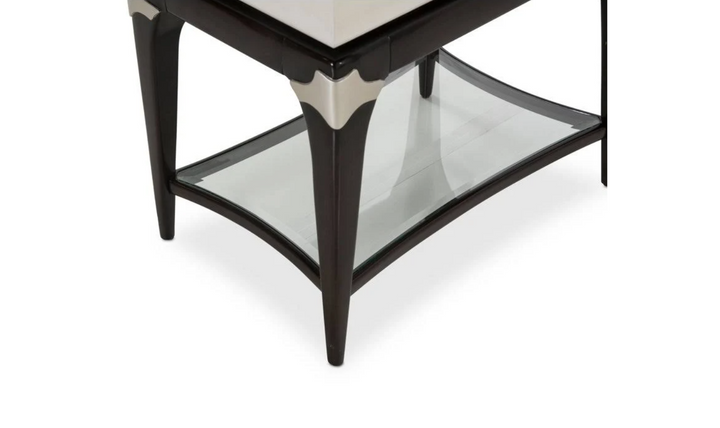 AICO Paris Chic Rectangular End Table