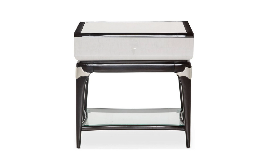 AICO Paris Chic Rectangular End Table