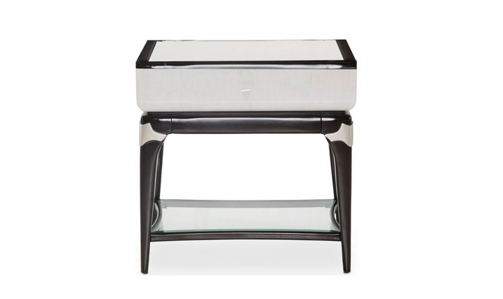 AICO Paris Chic Rectangular End Table