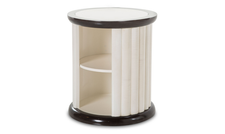 AICO Paris Chic Round End Table