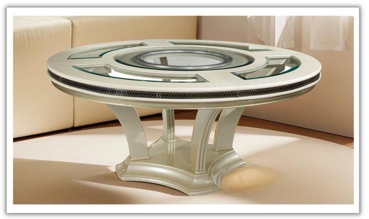 AICO Swank Round Dining Table