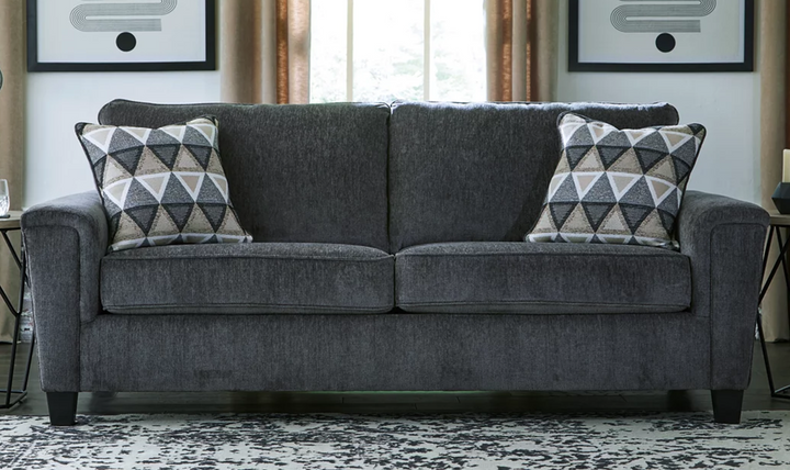 Abinger 2-Seater Polyester Sofa with Faux Wood Leg Finish