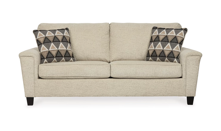 Abinger 2-Seater Polyester Sofa with Faux Wood Leg Finish