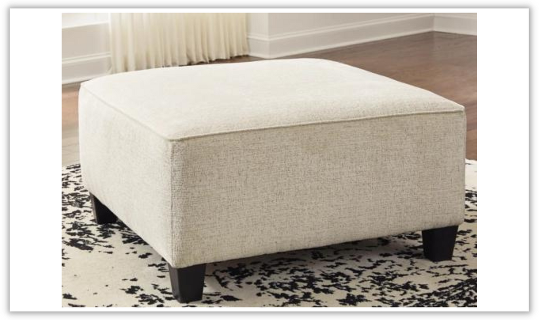 Abinger Fabric Oversized Accent Ottoman 