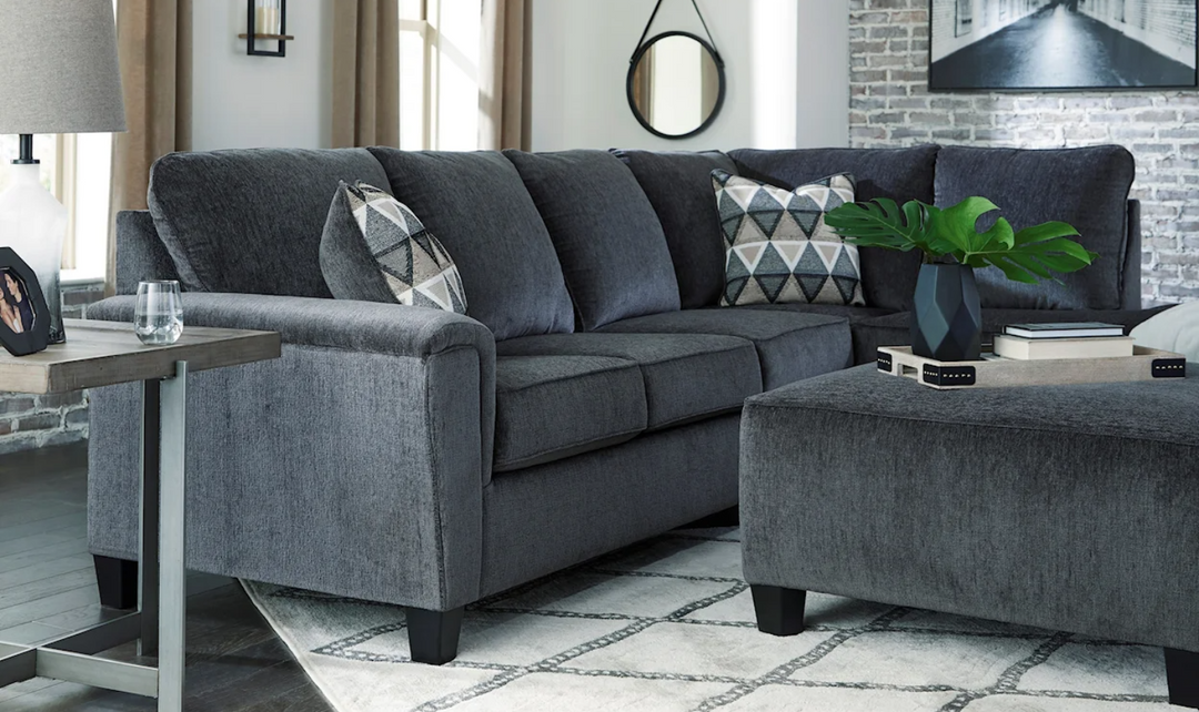 Abinger Stationary L-Shaped Fabric Sectional-jennifer furniture