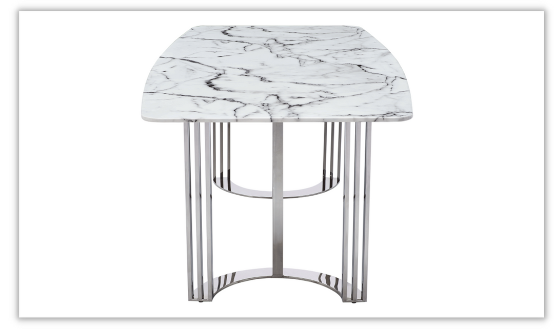 ESF Italia Adelaide Rectangle Dining Table with Marble Top