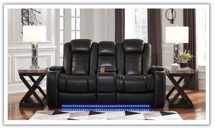 Ashley  Adonia Power Reclining Sofa with Adjustable Headrest