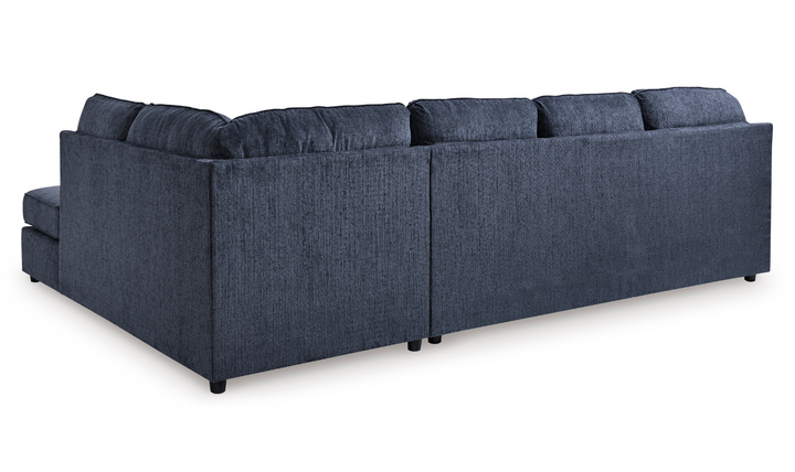 Albar Place U-Shape 2-Piece Sectional in Cobalt