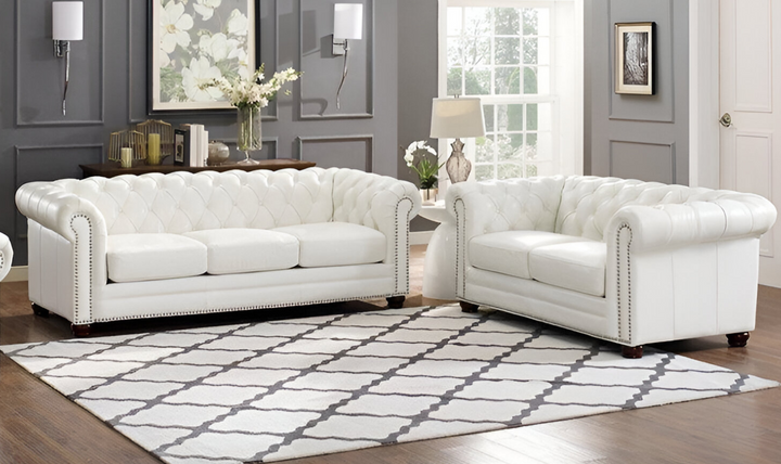 Aliso Leather Living Room Set