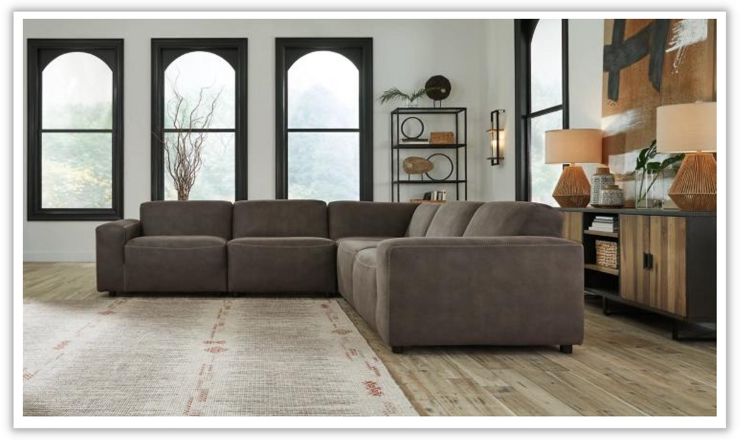 Allena Sectional Sofa with Track