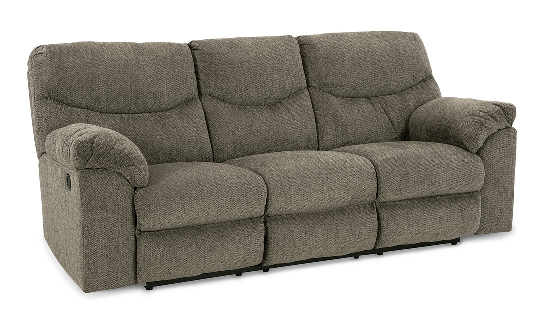 Ashley Alphons 3-Seater Pull-Tab Fabric Reclining Motion Sofa