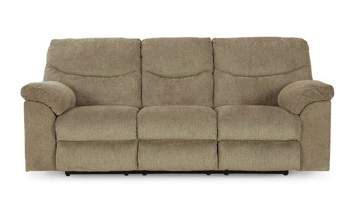 Ashley Alphons 3-Seater Pull-Tab Fabric Reclining Motion Sofa