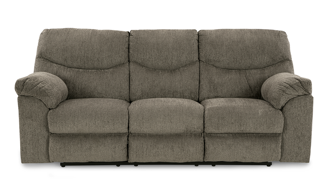 Ashley Alphons 3-Seater Pull-Tab Fabric Reclining Motion Sofa