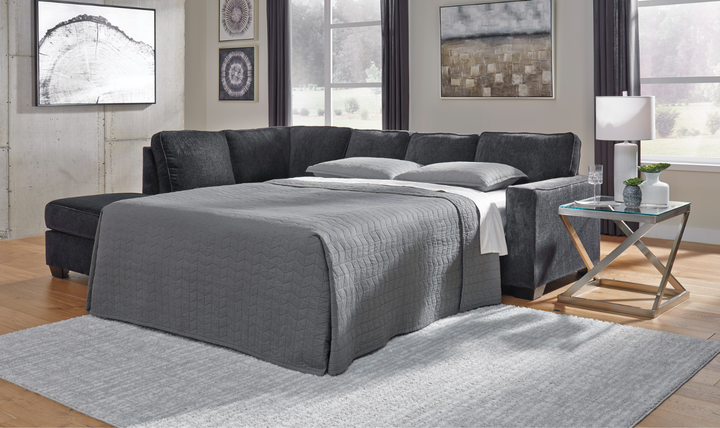 Altari Sectional Sleeper with Chaise-Jennifer Furniture