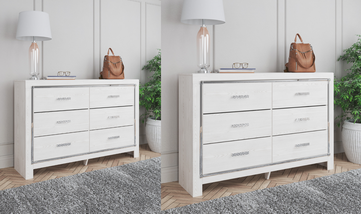 Ashley  Altyra 6-Drawers Dresser in White