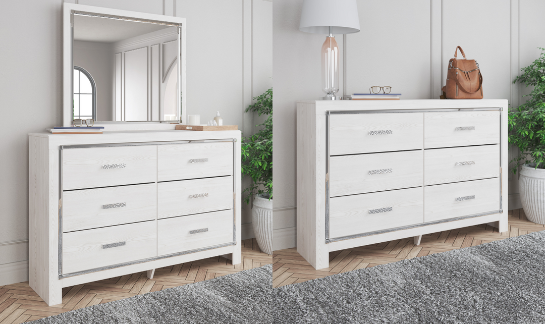 Ashley  Altyra 6-Drawers Dresser in White