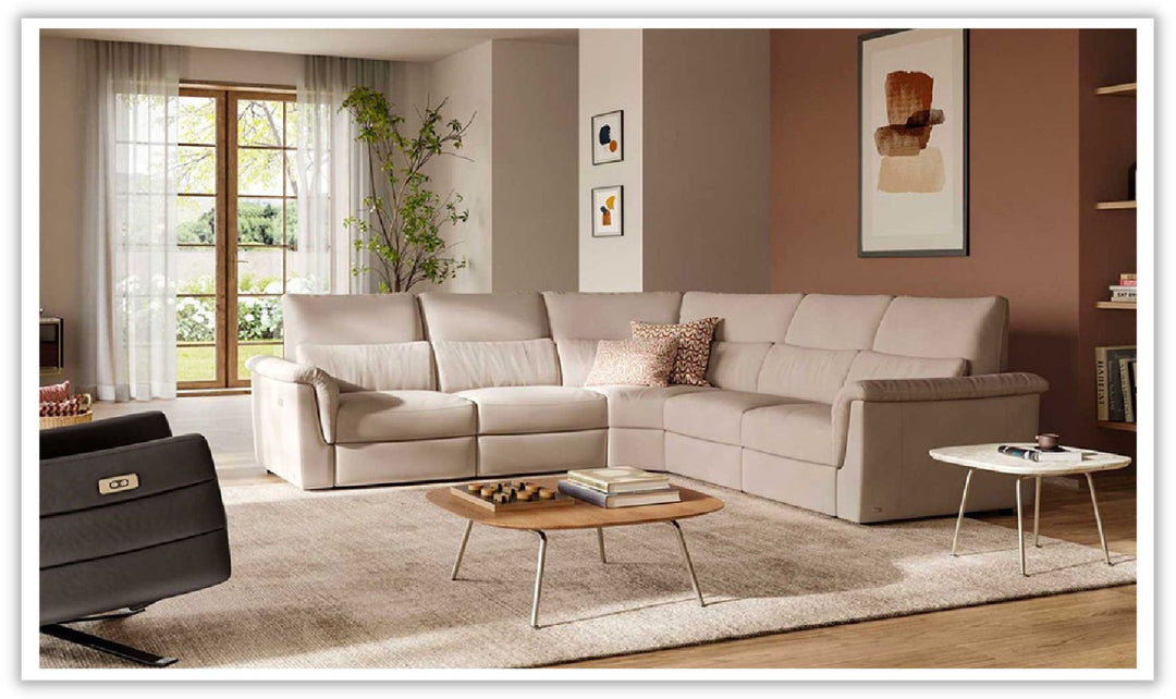 Amorevole Sectional in Leather