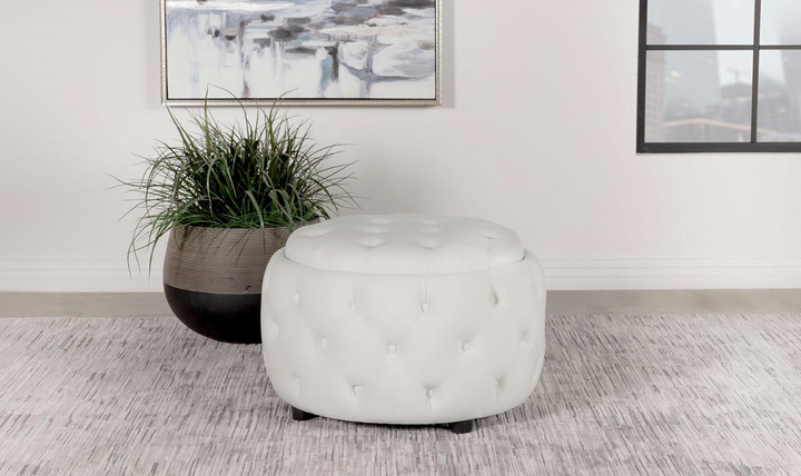 Angelina Storage Ottoman-Jennifer Furniture