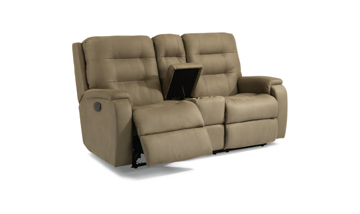 Arlo Fabric Power Reclining Living Room Set With Power Headrests