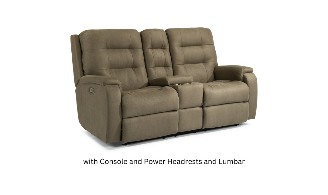 Arlo Power Reclining Loveseat with Power Headrests-jenniferfurniture