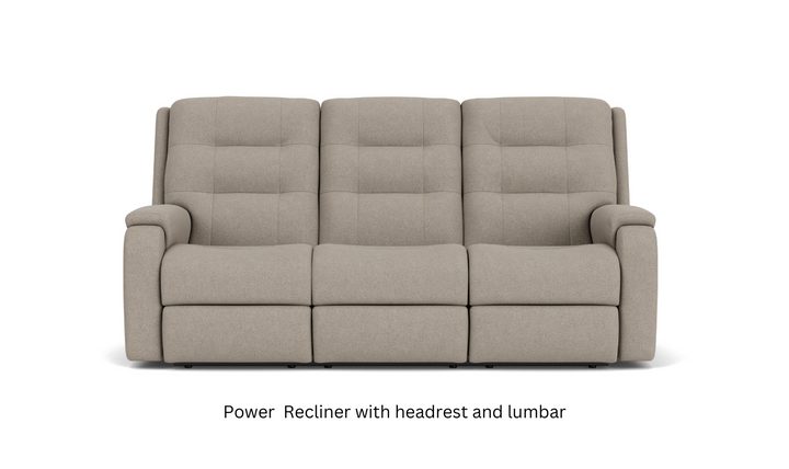 Arlo Power Reclining Sofa with Power Headrests-jenniferfurniture