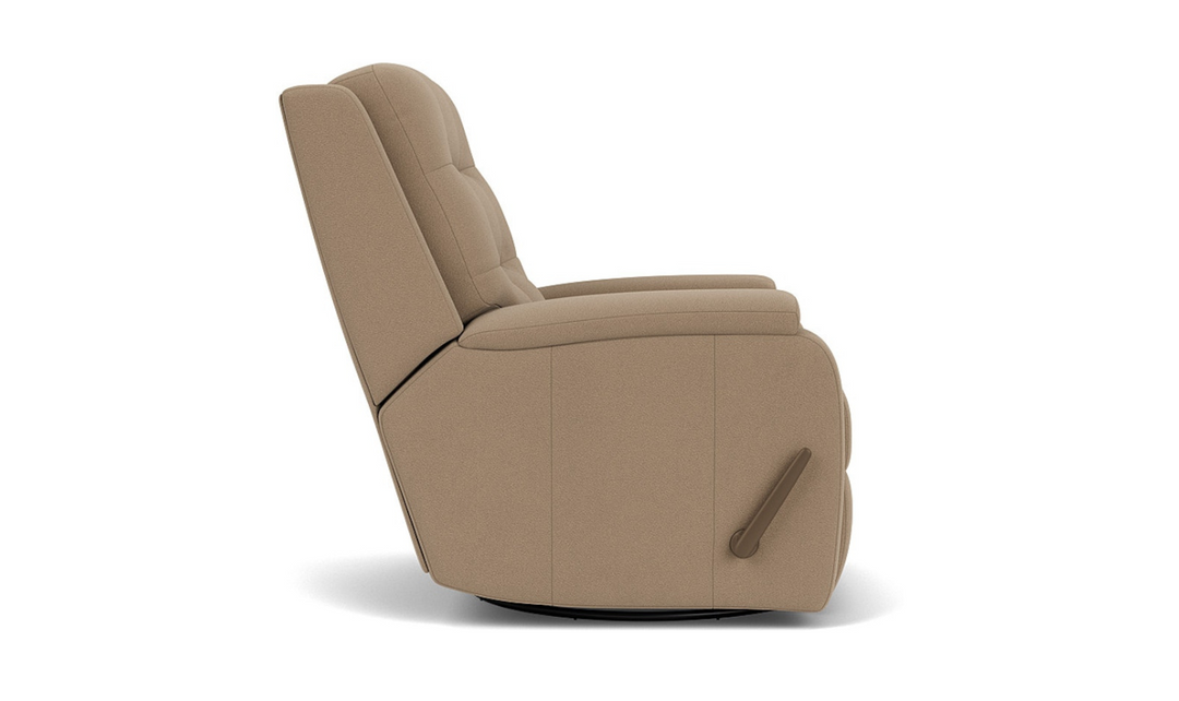 Arlo Swivel Gliding Recliner With USB-A Charging Port