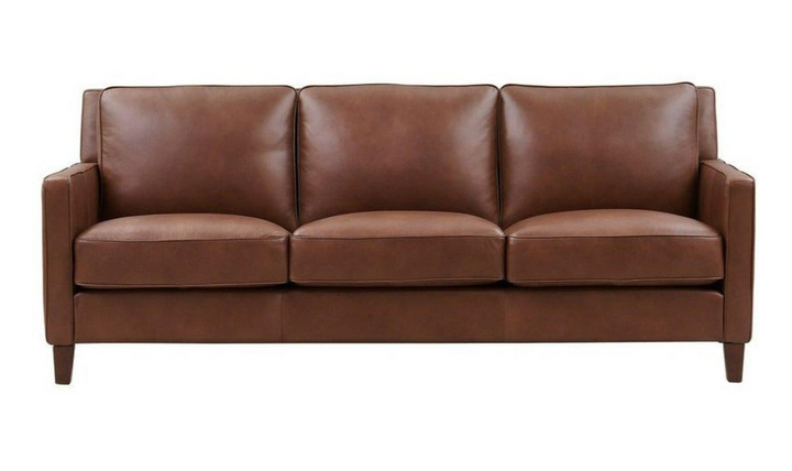 Ashby 3-Seater Leather Sofa In Pecan Brown-Jennifer Furniture