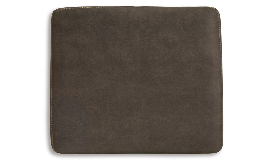 Ashley  Allena Oversized Accent Ottoman in Brown Leather-Jennifer Furniture