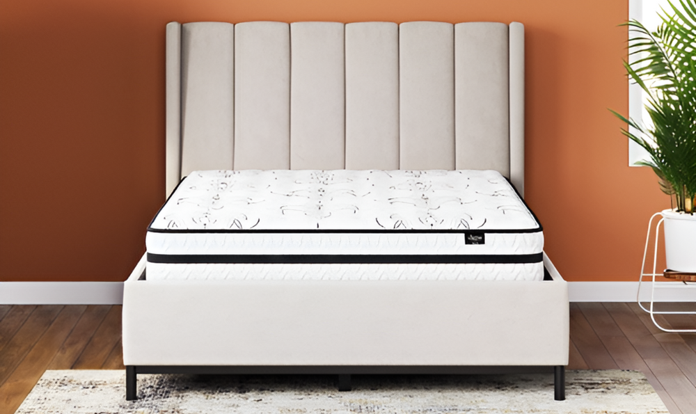 Ashley Chime Plush Hybrid Mattress in White-Jennifer Furniture