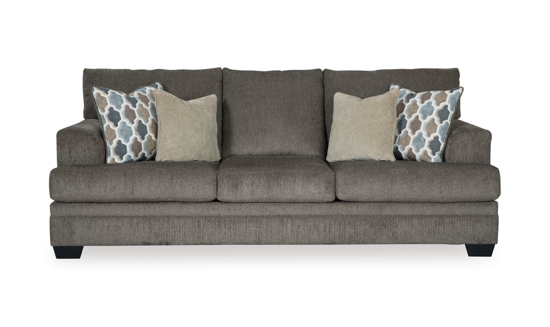 Ashley  Dorsten 3-Seater Fabric Queen Sleeper Sofa in Gray-Jennifer Furniture