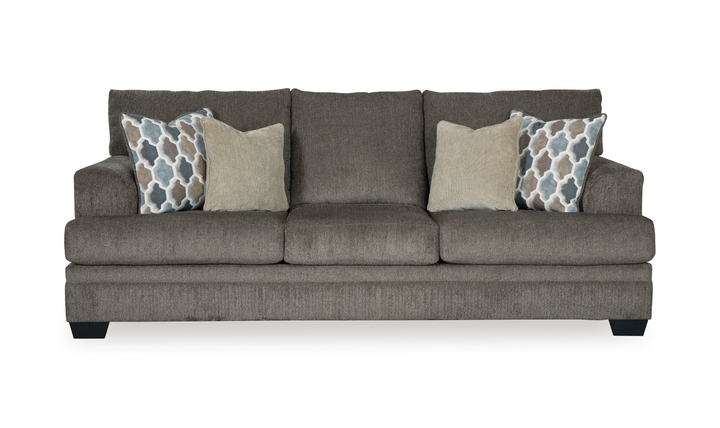 Ashley  Dorsten 3-Seater Fabric Queen Sleeper Sofa in Gray-Jennifer Furniture