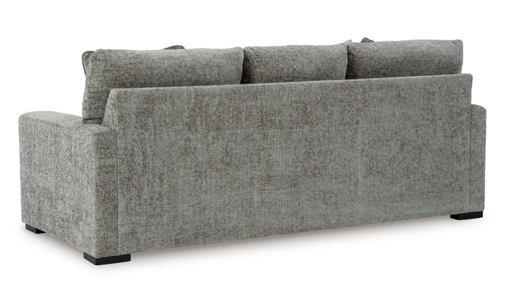 Ashley Dunmor 3 Seater Fabric Sofa In Graphite-Jennifer Furniture