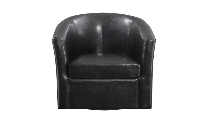 Passov Swivel Chair in  dark brown