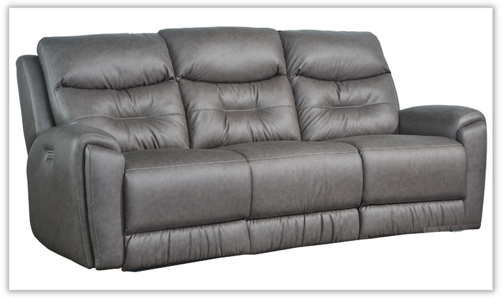 Southern Motion Hessville 3-Seater Power Recliner Power Sofa in Gray