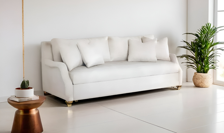 Atlantic Modern Contemporary Beige Sleeper sofa