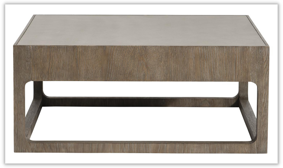 Casa Paros Square Cocktail Table in Bedrock Finish