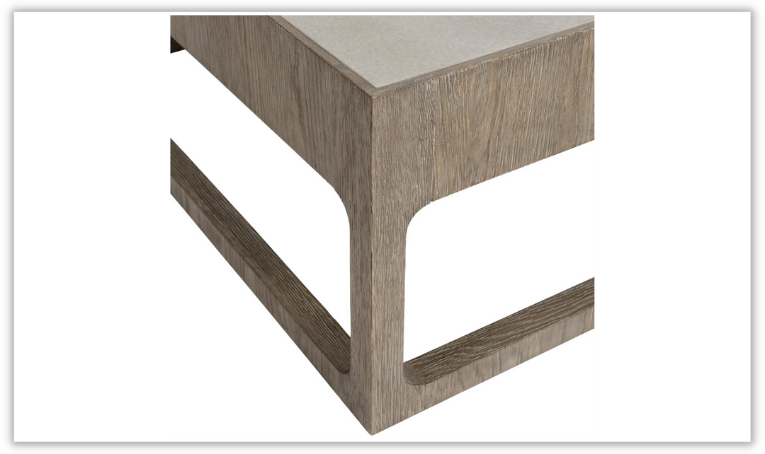 Casa Paros Square Cocktail Table in Bedrock Finish