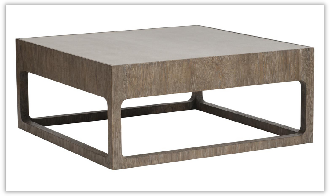 Casa Paros Square Cocktail Table in Bedrock Finish